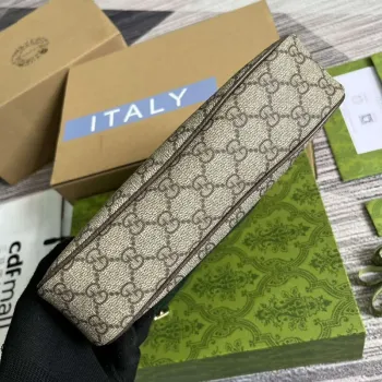 Gucci 735132 Ophidia GG Small Handbag Brown