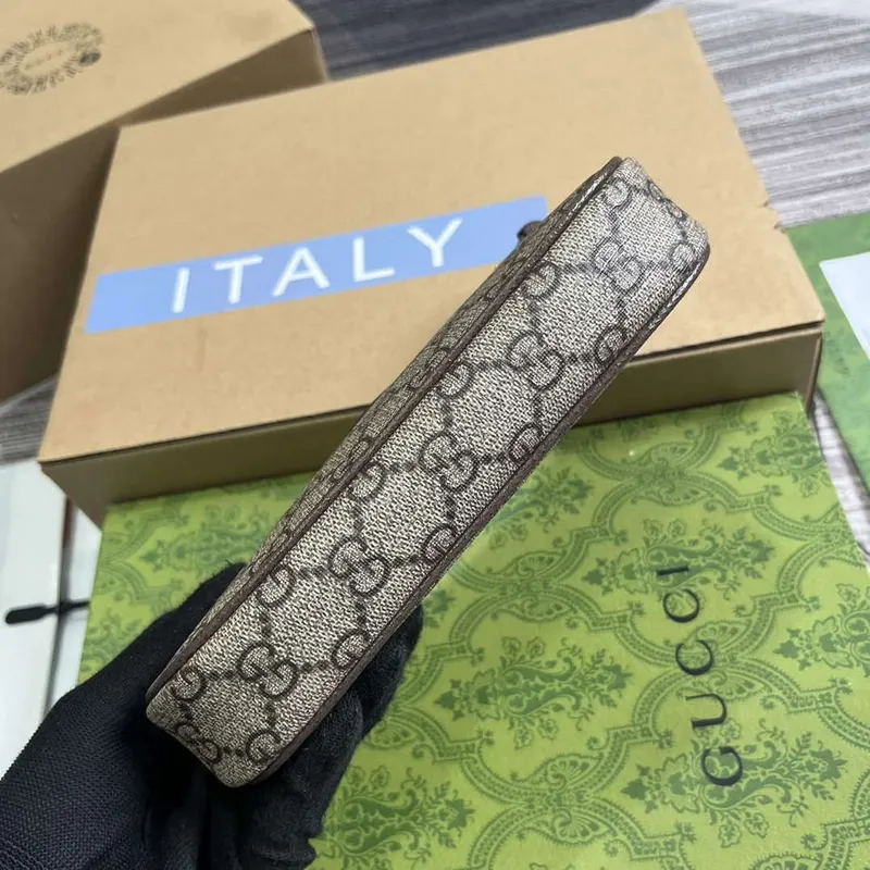 Gucci 764960 Ophidia Mini Bag Brown