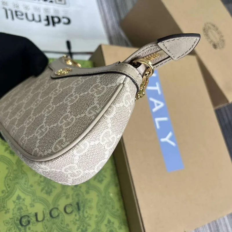 Gucci 764960 Ophidia Mini Bag Beige