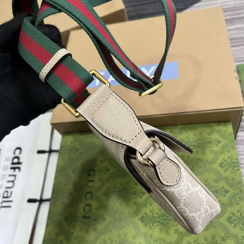 Gucci 764961 Ophidia Mini Bag Oatmeal