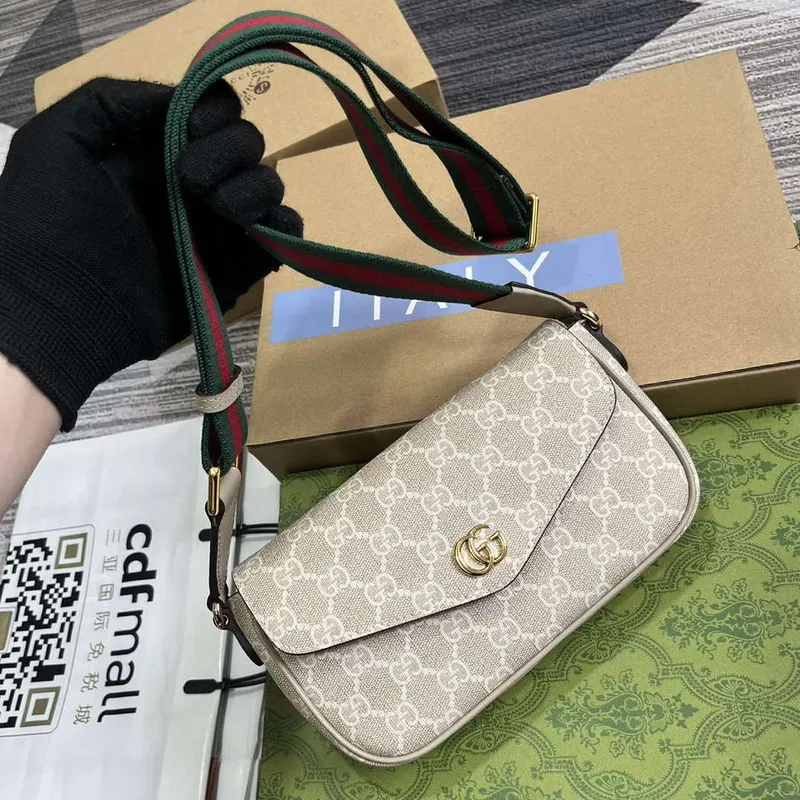 Gucci 764961 Ophidia Mini Bag Oatmeal
