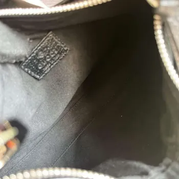 Gucci 699409 Gucci Attache Small Shoulder Bag Black GG