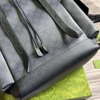 Gucci 598140 Ophidia GG Medium Backpack Blue and black