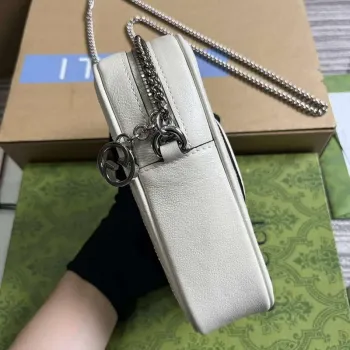 Gucci 760315 Gucci Blondie Mini Bag White
