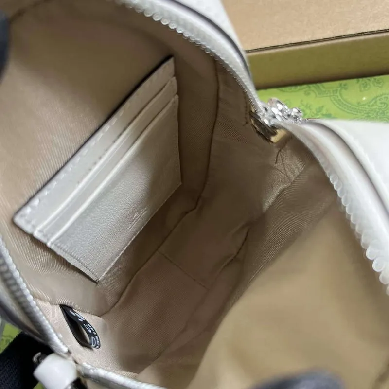 Gucci 760315 Gucci Blondie Mini Bag White