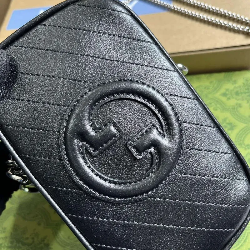 Gucci 760315 Gucci Blondie Mini Bag Black