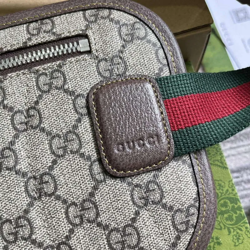 Gucci 760217 GG Belt Bag Brown
