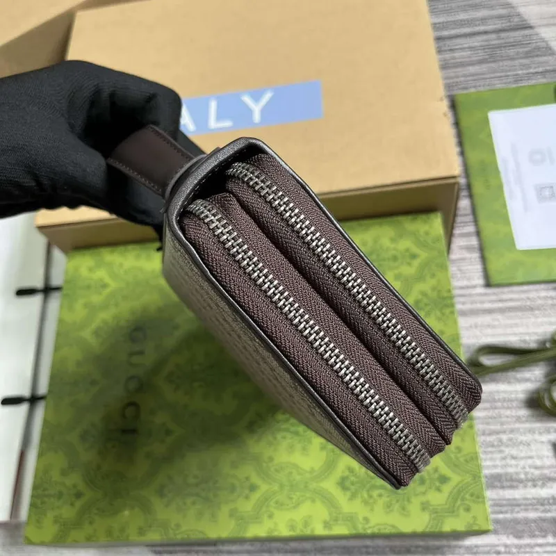 Gucci 336298 GG Travel Document Package Brown