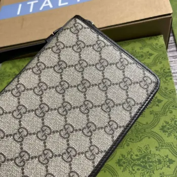 Gucci 336298 GG Travel Document Package Brown