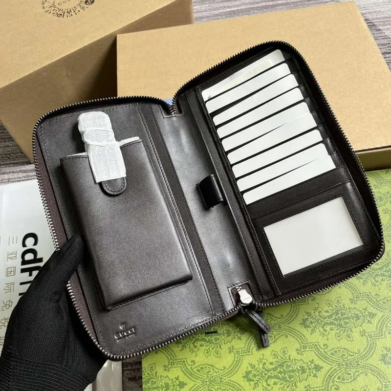 Gucci 336298 GG Travel Document Package Brown