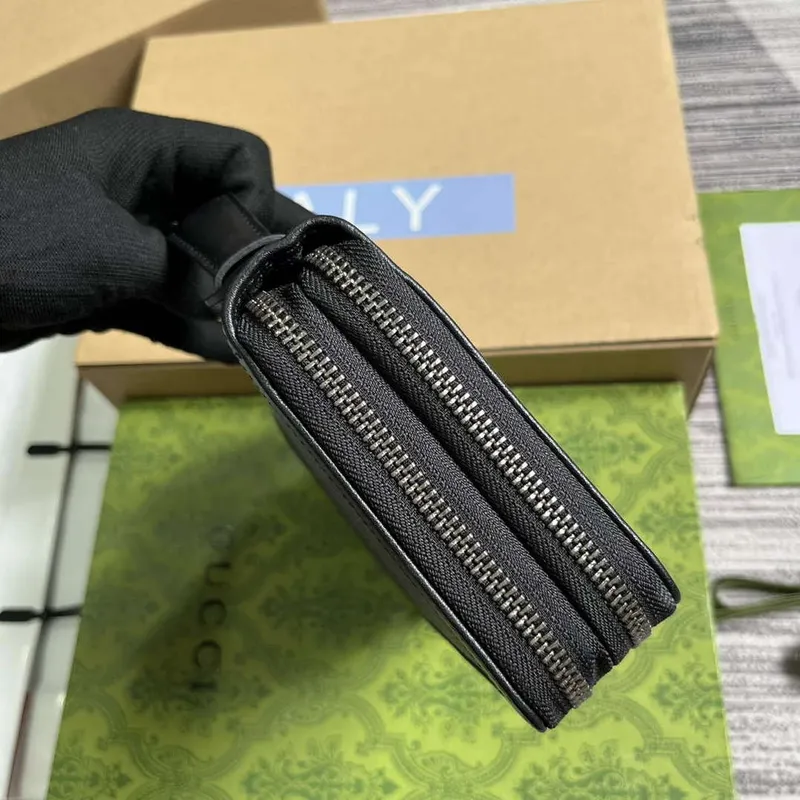 Gucci 358933 GG Travel Document Package Black