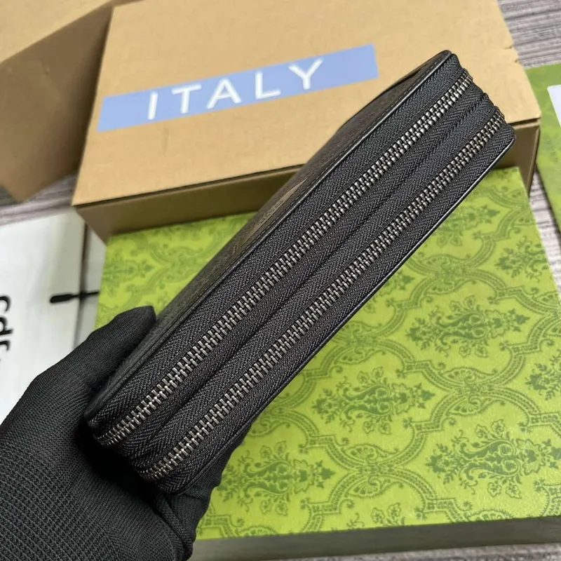 Gucci 358933 GG Travel Document Package Black