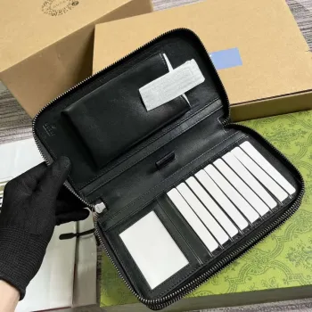 Gucci 358933 GG Travel Document Package Black