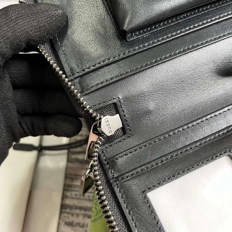 Gucci 358933 GG Travel Document Package Black