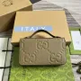 Gucci 751760 Jumbo GG Travel Document Case Grey
