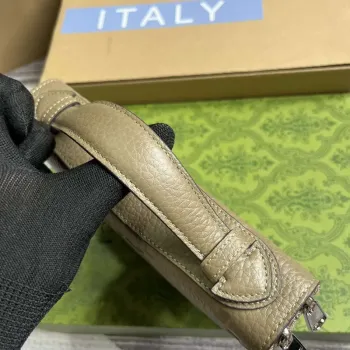 Gucci 751760 Jumbo GG Travel Document Case Grey