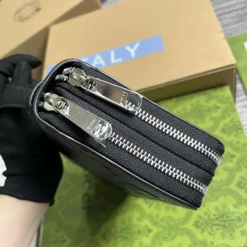 Gucci 751760 Jumbo GG Travel Document Case Black