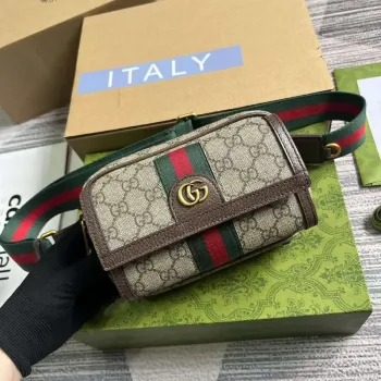 Gucci 746308 Ophidia GG Mini Bag Brown