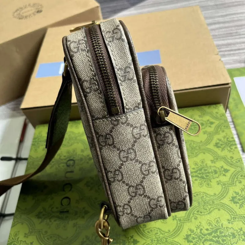 Gucci 752565 Ophidia GG Mini Bag Brown