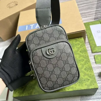 Gucci 752565 Ophidia GG Mini Bag Grey
