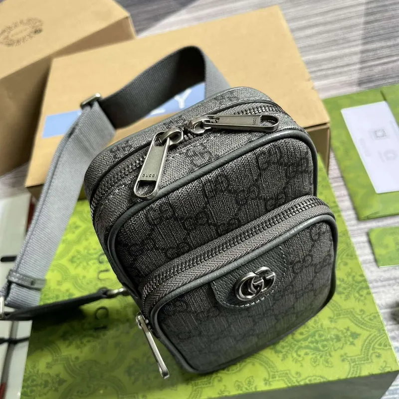 Gucci 752565 Ophidia GG Mini Bag Grey