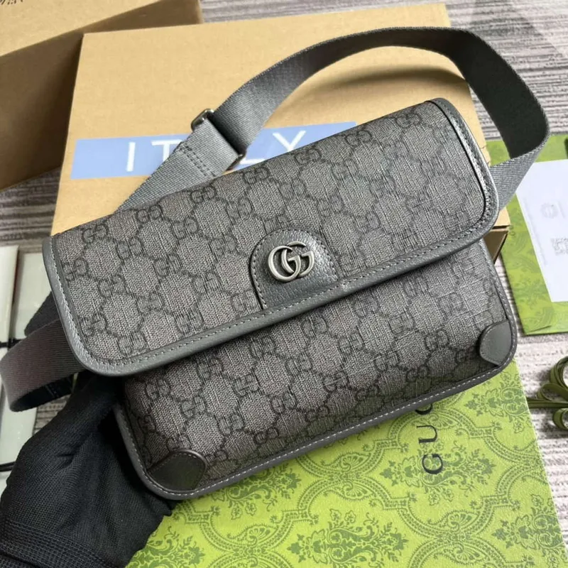 Gucci 752597 Ophidia GG Small Belt Bag Grey