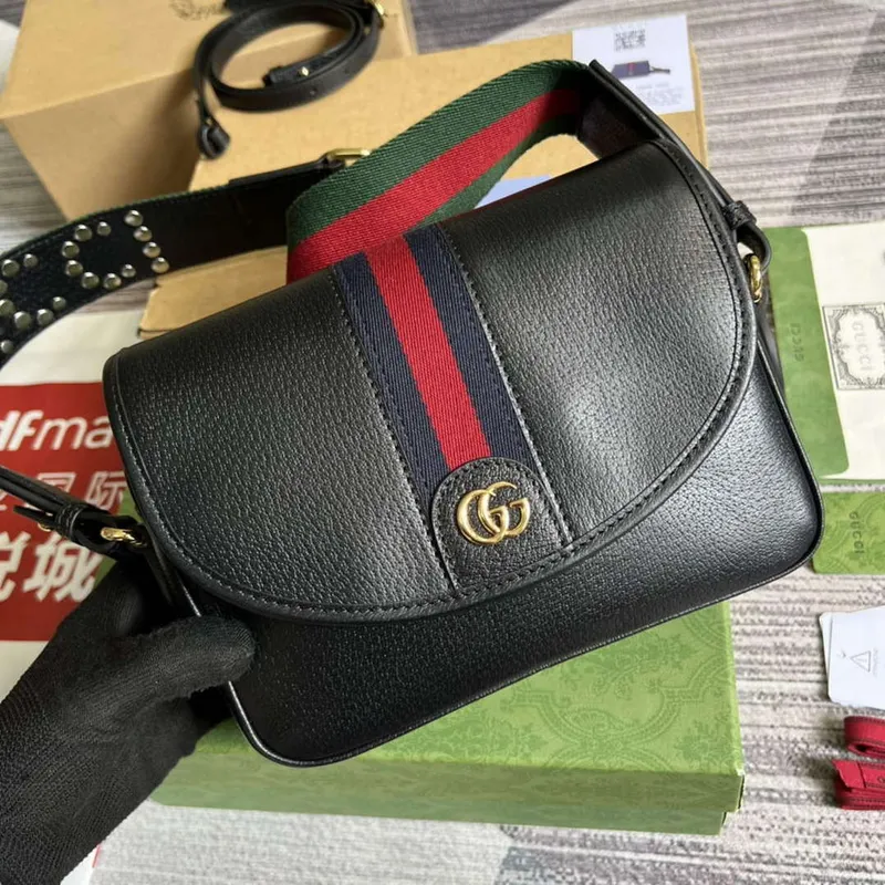 Gucci 722117 Ophidia Mini Gg Shoulder Bag Black