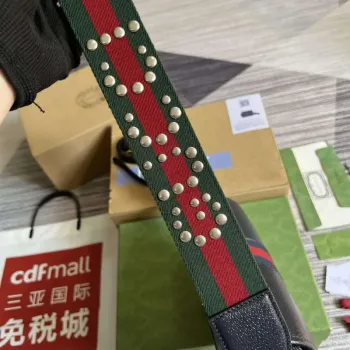 Gucci 722117 Ophidia Mini Gg Shoulder Bag Navy Blue