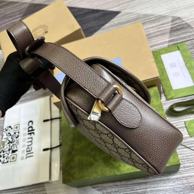 Gucci 724704 Ophidia Messenger Bag Brown