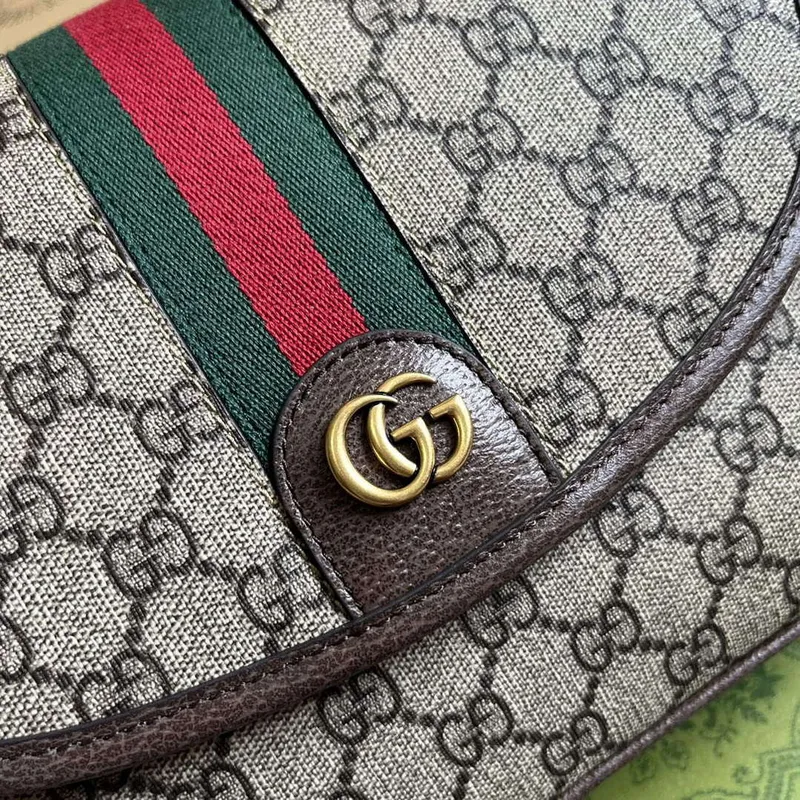 Gucci 724704 Ophidia Messenger Bag Brown