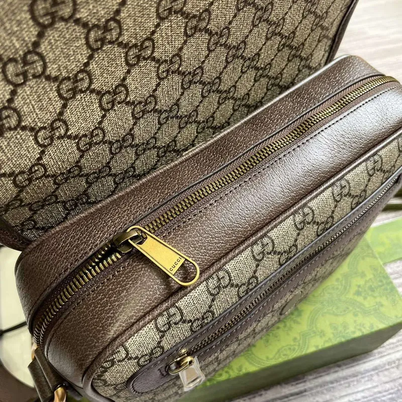 Gucci 724704 Ophidia Messenger Bag Brown