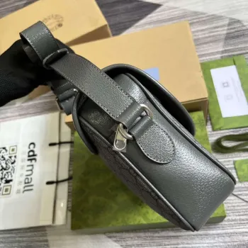 Gucci 724704 Ophidia Messenger Bag Grey