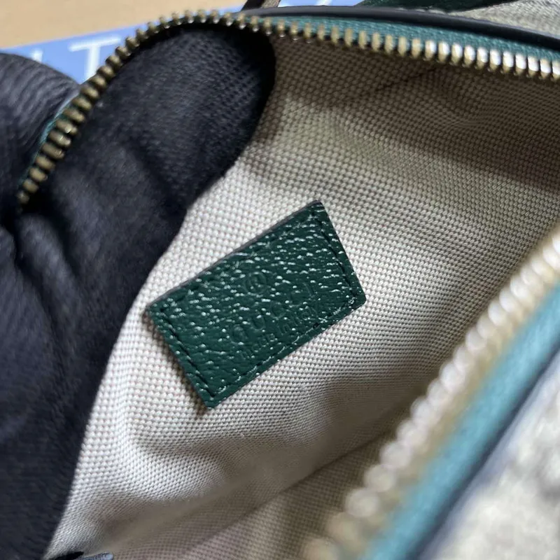 Gucci 751914 Mini GG Canvas Mini Shoulder Bag Green