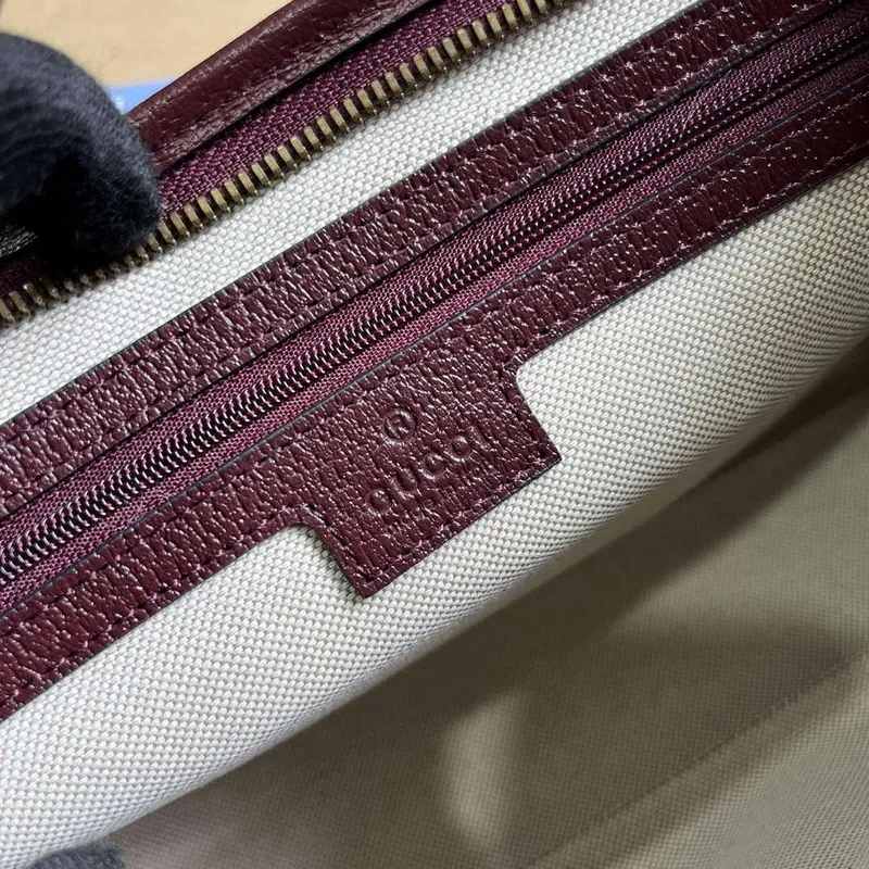 Gucci 751912 Mini GG Canvas Pouch Red