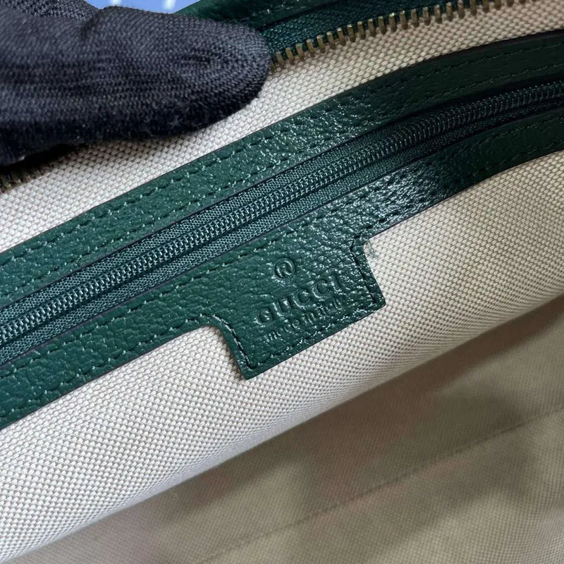 Gucci 751912 Mini GG Canvas Pouch Green