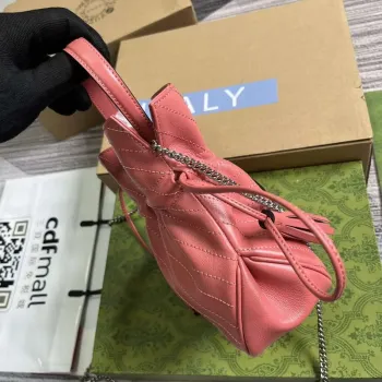 Gucci 760313 Gucci Blondie Mini Bucket Bag Pink
