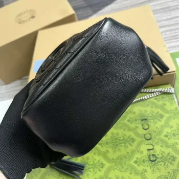 Gucci 760313 Gucci Blondie Mini Bucket Bag Black