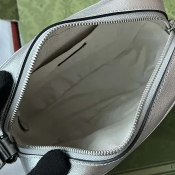 Gucci 742360 Gucci Blondie Small Shoulder Bag Silver