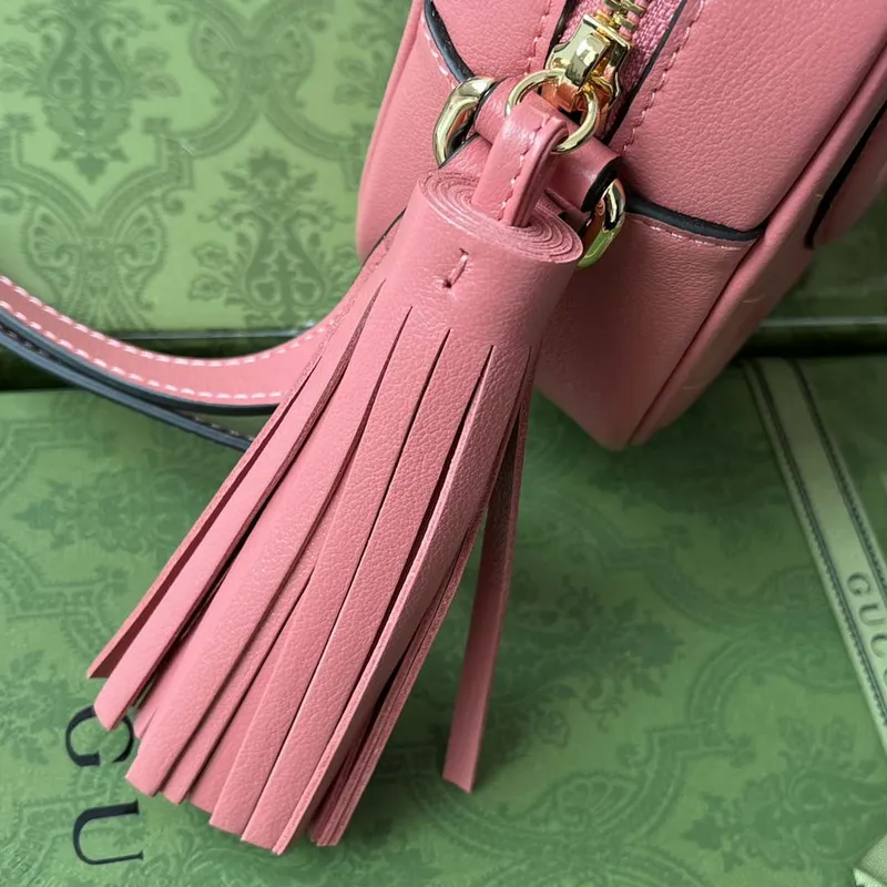 Gucci 742360 Gucci Blondie Small Shoulder Bag Pink