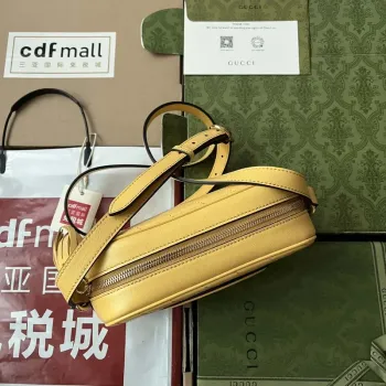 Gucci 742360 Gucci Blondie Small Shoulder Bag Yellow