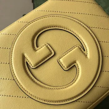 Gucci 742360 Gucci Blondie Small Shoulder Bag Yellow