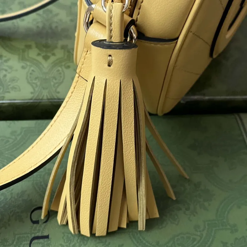 Gucci 742360 Gucci Blondie Small Shoulder Bag Yellow