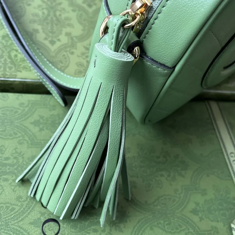 Gucci 742360 Gucci Blondie Small Shoulder Bag Green