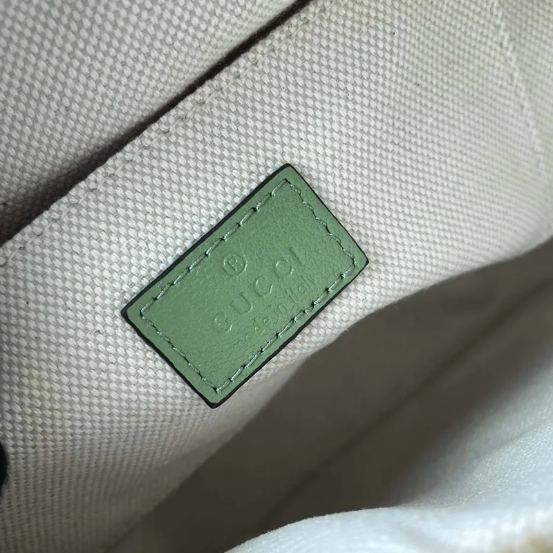 Gucci 742360 Gucci Blondie Small Shoulder Bag Green