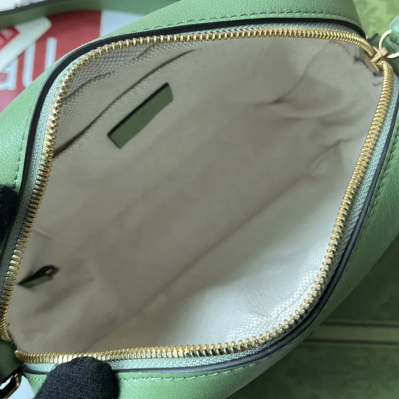 Gucci 742360 Gucci Blondie Small Shoulder Bag Green