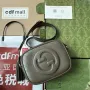 Gucci 742360 Gucci Blondie Small Shoulder Bag Dark Green