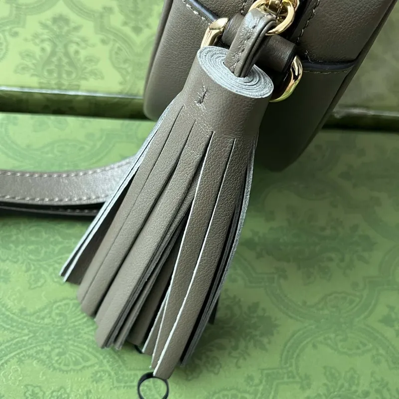 Gucci 742360 Gucci Blondie Small Shoulder Bag Dark Green