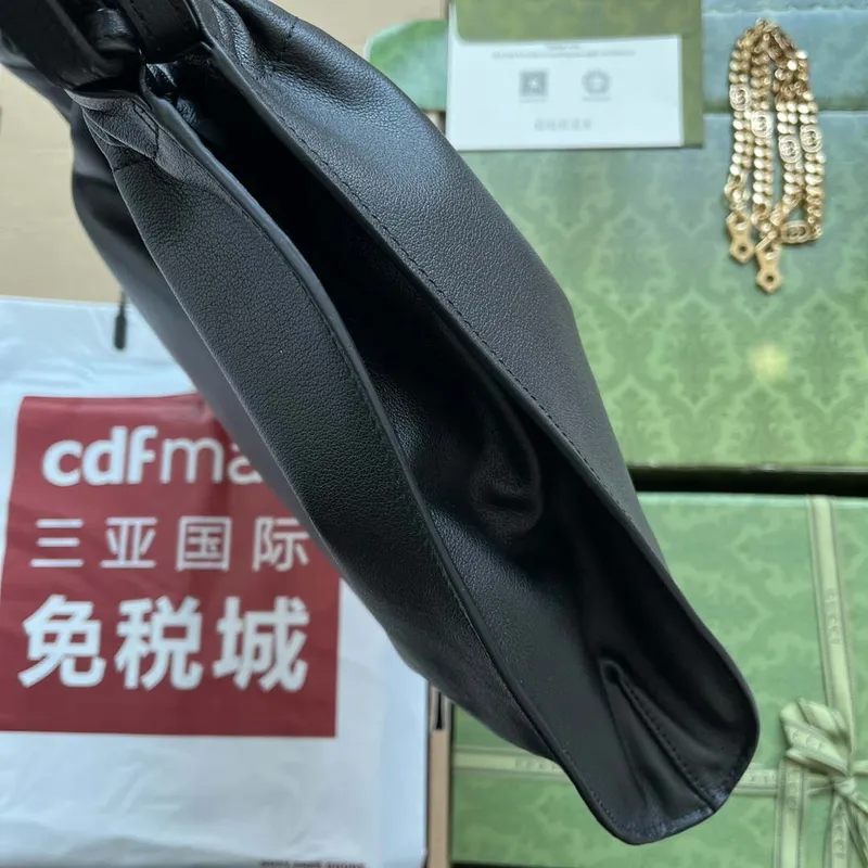 Gucci Deco medium tote bag GG 746210 in Black leather