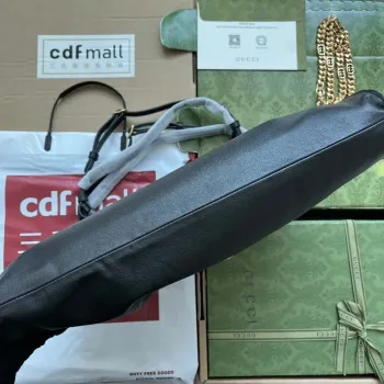 Gucci Deco medium tote bag GG 746210 in Black leather