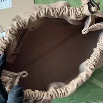 Gucci 746210 Gucci Deco medium tote bag in Apricot leather